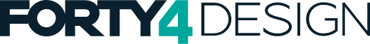 Forty4 Design logo or business image
